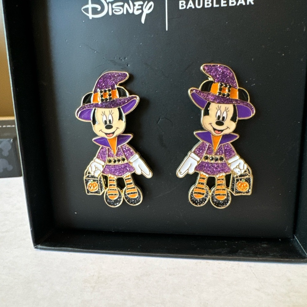 Disney BaubleBar Minnie witch earrings
